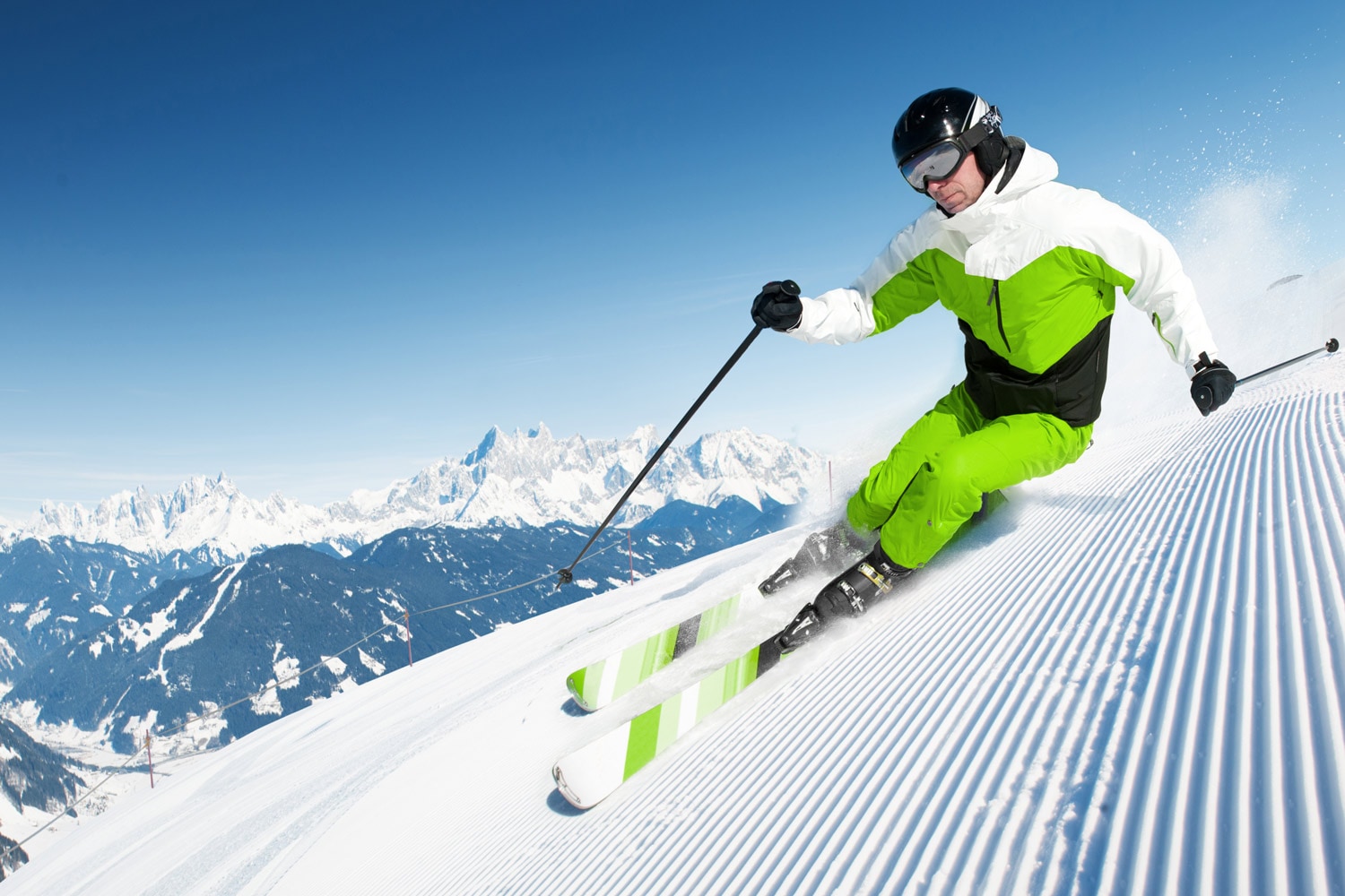 Skifahren früher und heute