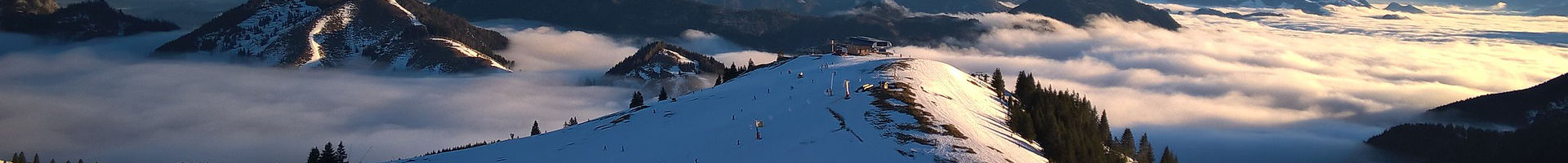 Piste Sudelfeld Sonnenuntergang