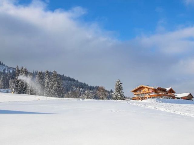 Berggasthof Hinterreit in Maria Alm am Steinernen Meer im Winter